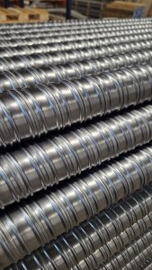 Aallotetut putket betonirakentamiseen