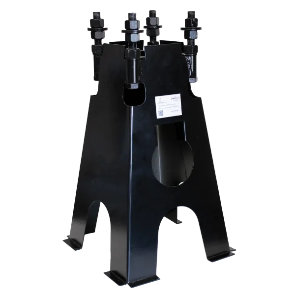 Teräksinen perustusjalka E- latausasemille,    500-160, PC-Coat - Image 2